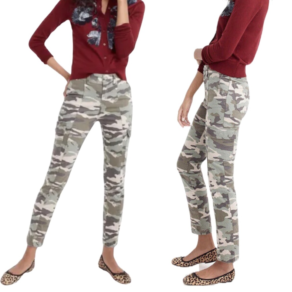 J. Crew Vintage Straight Cargo pants in camo print